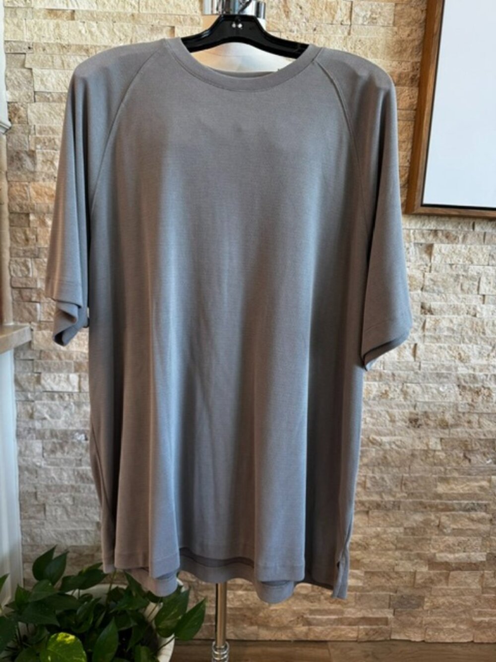 NWT Men's Caribbean Brand Ribbed Relaxed Fit Top Shirt XL Modal Blend